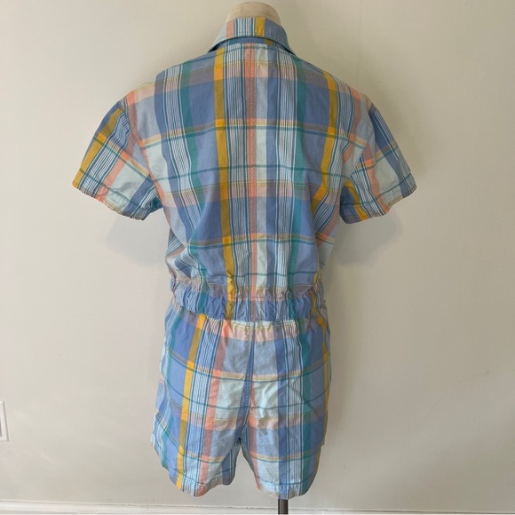 GAP Plaid Cotton Romper – Size 4 - Picture 5 of 7